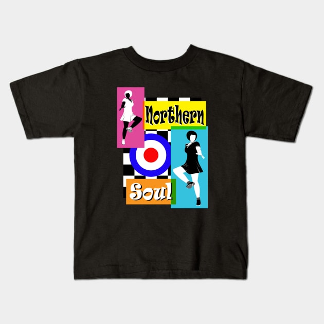 Northern Soul #1 Kids T-Shirt by SiSuSiSu